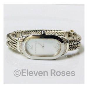 David Yurman Double Cable Diamond Bracelet Watch